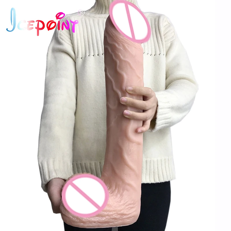 42*8cm super huge long dildo realistic penis massive cock sex toy for women anal massage masturbator clitoral stimulate sex shop