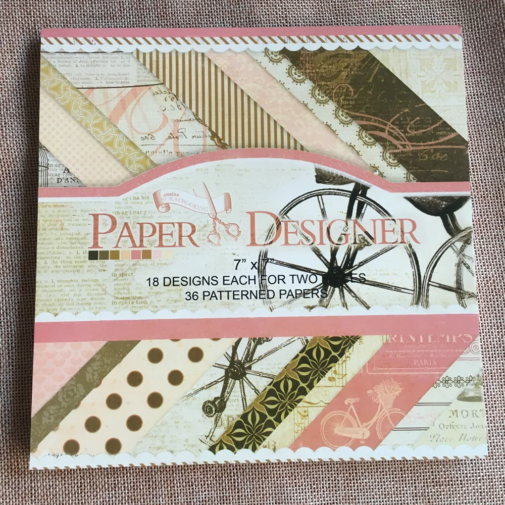36 sheets 7"X7" Bike Dots Design Scrapbook Paper Pad Pack Handmade Craft craft paper craft Background pad
36 sheets 7"X7" Bike Dots Design Scrapbook Paper Pad Pack Handmade Craft craft paper craft Background pad