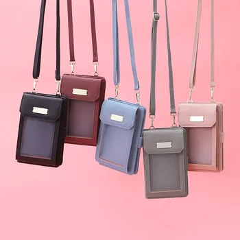 New PU Leather Phone Bag Fashion for Women wallet waterproof transparent travel outdoors shoulder bags diagonal dropshipping
New PU Leather Phone Bag Fashion for Women wallet waterproof transparent travel outdoors shoulder bags diagonal dropshipping