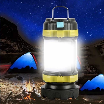 USB Rechargeable LED Camping Portable Spotlight Lantern Flashlight Power Bank Searchlight Outdoor Light Torch Built-in Battery
USB Rechargeable LED Camping Portable Spotlight Lantern Flashlight Power Bank Searchlight Outdoor Light Torch Built-in Battery