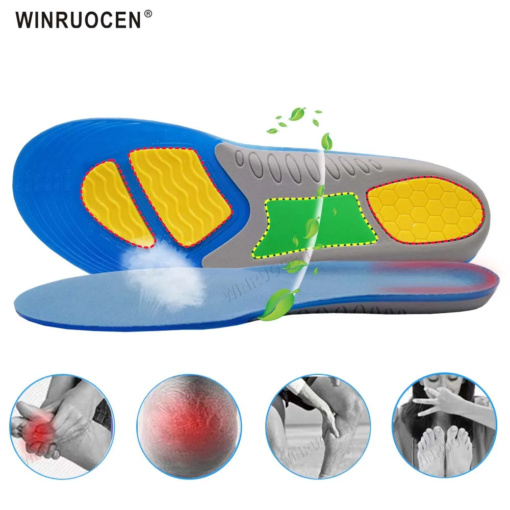 Silicon Gel Insoles Foot Care for Plantar Fasciitis Massaging Shoe Inserts Shock Absorption Shoe pad Unisex Feet Pain foot care
Silicon Gel Insoles Foot Care for Plantar Fasciitis Massaging Shoe Inserts Shock Absorption Shoe pad Unisex Feet Pain foot care
