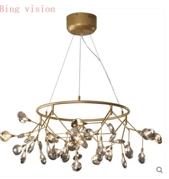 Lampshade Chandelier Lighting Round Design G4 Lustre Pendant Lamps for Living Room Firefly Chandelier Led Glass Modern Metal AC
Lampshade Chandelier Lighting Round Design G4 Lustre Pendant Lamps for Living Room Firefly Chandelier Led Glass Modern Metal AC