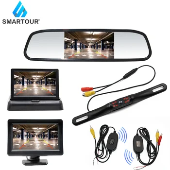 Smartour 2.4G Wireless 8 IR Night Vision Parking Reverse Backup Camera + 4.3 inch LCD Monitor Car Rear View camera Kit
Smartour 2.4G Wireless 8 IR Night Vision Parking Reverse Backup Camera + 4.3 inch LCD Monitor Car Rear View camera Kit