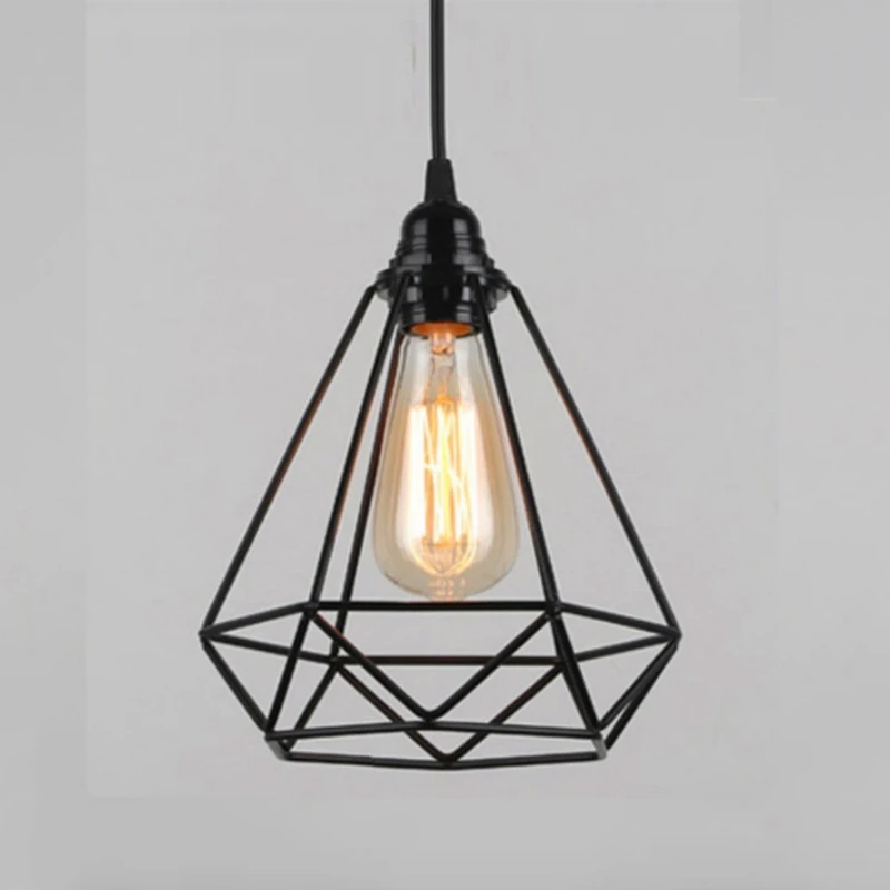 BEAU-Vintage Pendant Lamp E27 Chandelier Ceiling Lights (No Bulbs) Industrial Retro Style (Cage Shape)
BEAU-Vintage Pendant Lamp E27 Chandelier Ceiling Lights (No Bulbs) Industrial Retro Style (Cage Shape)