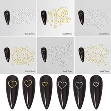 About 50 Golden Silver Love Nail Art Decorations Hollow Love 3D Nail Decoration Metal Willow Nails Ultra-thin Nail Decorations 
About 50 Golden Silver Love Nail Art Decorations Hollow Love 3D Nail Decoration Metal Willow Nails Ultra-thin Nail Decorations