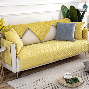 Solid Plush Sofa Cover Protector Slip Resistant Pets Slipcover Velvet Couch Cover Sofa Towel for Living Room L-shaped Sofa Decor
Solid Plush Sofa Cover Protector Slip Resistant Pets Slipcover Velvet Couch Cover Sofa Towel for Living Room L-shaped Sofa Decor
