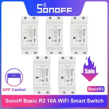 Itead Sonoff Basic R2 Smart Wifi Switch Relay Wireless Control Interruptor Wifi Light Switch Smart Home Remote Work with Alexa
Itead Sonoff Basic R2 Smart Wifi Switch Relay Wireless Control Interruptor Wifi Light Switch Smart Home Remote Work with Alexa