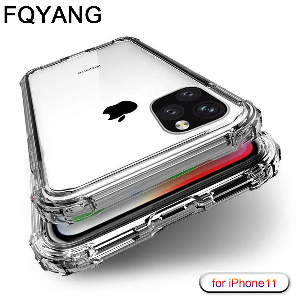 For iPhone 11 Pro MAX Case Four Corner Bolster Silicon Clear Cover for iPhone xsmax xr x 8 7 6 6s plus Coque Fundas
For iPhone 11 Pro MAX Case Four Corner Bolster Silicon Clear Cover for iPhone xsmax xr x 8 7 6 6s plus Coque Fundas