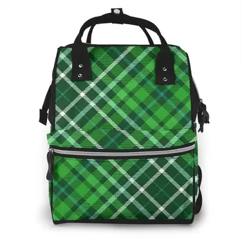 Green Plaid Check Pattern Nappy Backpack Mummy Bag Large Capacity Mom Baby Multi-function Waterproof Outdoor Travel Diaper Bags
Green Plaid Check Pattern Nappy Backpack Mummy Bag Large Capacity Mom Baby Multi-function Waterproof Outdoor Travel Diaper Bags