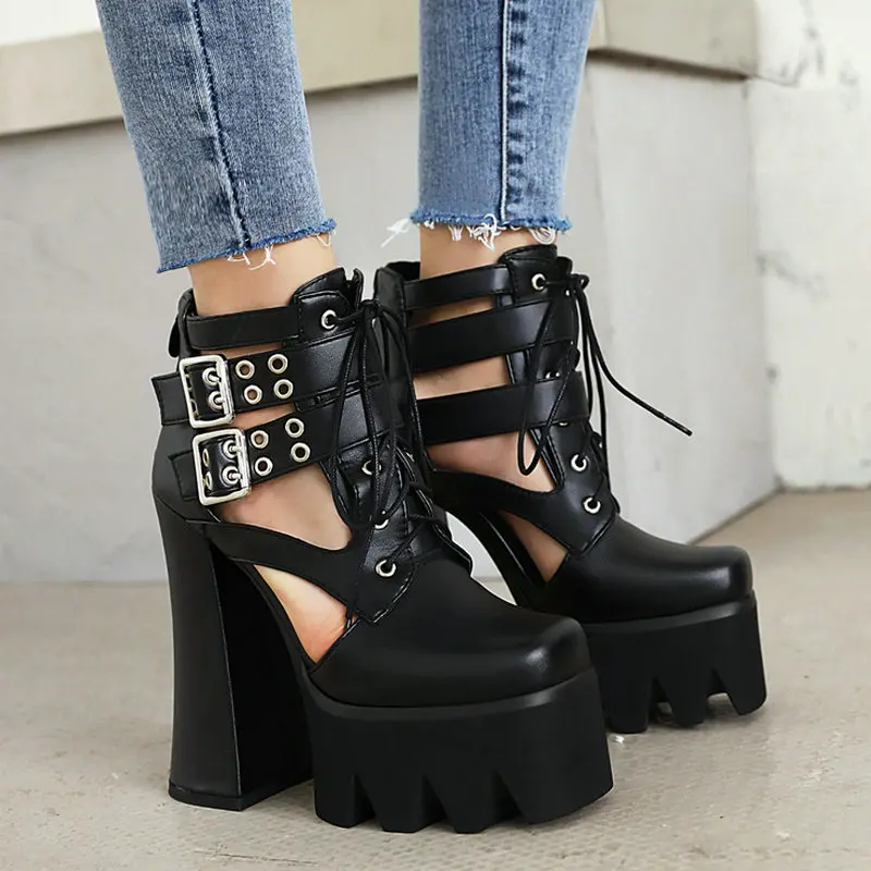 Brand Design Summer Women Sandals Square High Heels Comfy Waterproof Platform Fashion Zipper Belt Buckle Lace-up Ladies Shoes
Brand Design Summer Women Sandals Square High Heels Comfy Waterproof Platform Fashion Zipper Belt Buckle Lace-up Ladies Shoes