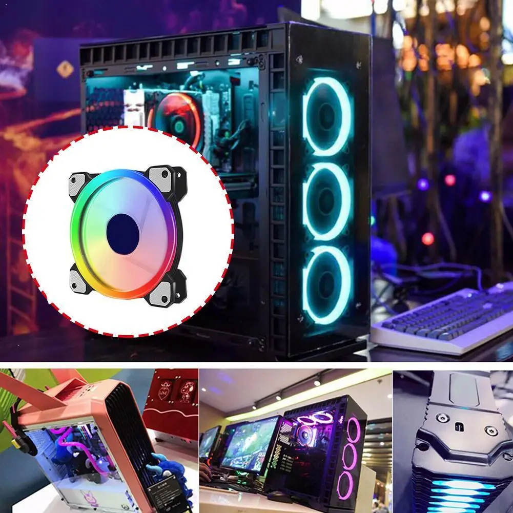 LED Quiet RGB Fan 6 Pin Interface Cooling Case Fan Control PC For Computer Remote L0Y2
LED Quiet RGB Fan 6 Pin Interface Cooling Case Fan Control PC For Computer Remote L0Y2