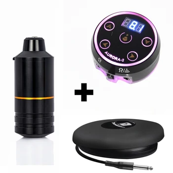 2020 New Rotary Tattoo Machine Short Pen Strong Quiet Motor WIth Aurora-II Tattoo Power Supply Tattoo Kit Free Shipping
2020 New Rotary Tattoo Machine Short Pen Strong Quiet Motor WIth Aurora-II Tattoo Power Supply Tattoo Kit Free Shipping