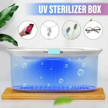 Portable UV Sterilizer Box Phone Mask Cleaner Personal Sanitizer Disinfection Cabinet UV Light Lamp USB Rechargeable Ozone Box
Portable UV Sterilizer Box Phone Mask Cleaner Personal Sanitizer Disinfection Cabinet UV Light Lamp USB Rechargeable Ozone Box