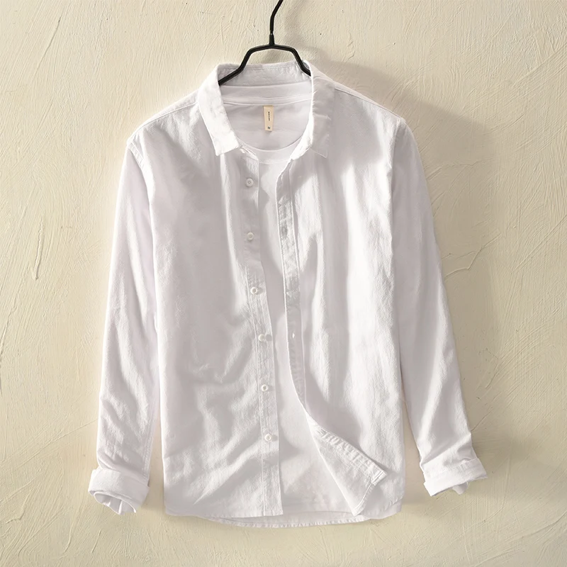 New Simple solid mens shirt retro cotton shirt men brand white shirts for men long sleeve fashion shirts male tops chemise tops
New Simple solid mens shirt retro cotton shirt men brand white shirts for men long sleeve fashion shirts male tops chemise tops