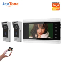 Jeatone WiFi Video Intercom For Villa Apartment Accessory Control Tuya Doorbell Smart Doorphone 2Doors Intercom Set 720P
Jeatone WiFi Video Intercom For Villa Apartment Accessory Control Tuya Doorbell Smart Doorphone 2Doors Intercom Set 720P