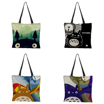 Customized Double-sided printing linen bag The Japanese anime totoro series Print Shopping Bag Ladies shoulder bag 43cm*43cm
Customized Double-sided printing linen bag The Japanese anime totoro series Print Shopping Bag Ladies shoulder bag 43cm*43cm