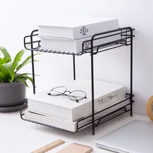 Double layers Iron Art upholstery Desktop Storage Plank Office File Book Published Sheet Bathroom Miscellaneous Organizer Sheets
Double layers Iron Art upholstery Desktop Storage Plank Office File Book Published Sheet Bathroom Miscellaneous Organizer Sheets
