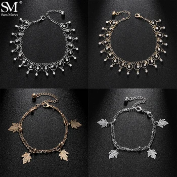 Bohemian Crystal Beach Foot Anklet Gold Silver Color Summer Leg Bracelet Adjustable Charm Tassel Feet Chain Women Jewelry Gift
Bohemian Crystal Beach Foot Anklet Gold Silver Color Summer Leg Bracelet Adjustable Charm Tassel Feet Chain Women Jewelry Gift