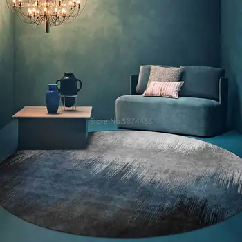 Fashion Modern Simple Blue Gray Black Gradient Stitching Living Room Bedroom Hanging Basket Chair Round Floor Mat
Fashion Modern Simple Blue Gray Black Gradient Stitching Living Room Bedroom Hanging Basket Chair Round Floor Mat
