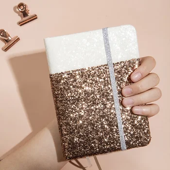 A6 Portable Laser Sequin Cloth Notebook Diary Cute Simple Planner Travel Note Korea Stationery D40 
A6 Portable Laser Sequin Cloth Notebook Diary Cute Simple Planner Travel Note Korea Stationery D40