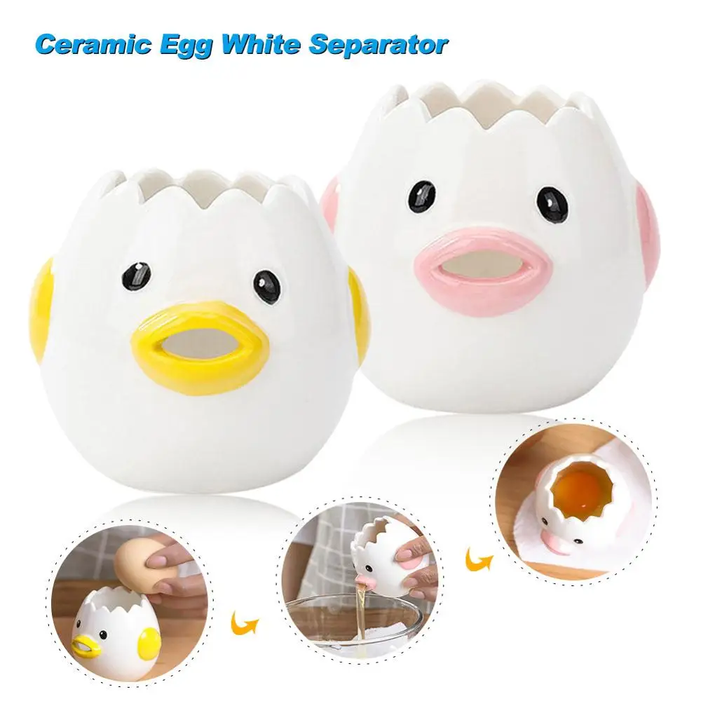 Baking Utensils Ceramic Egg White Separator Egg Yolk Protein Separator Filter Baking Tools Kitchen Utensils Chicken Egg Filter 
Baking Utensils Ceramic Egg White Separator Egg Yolk Protein Separator Filter Baking Tools Kitchen Utensils Chicken Egg Filter