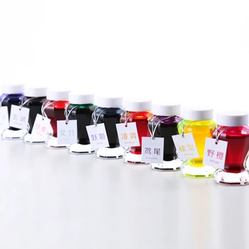 1pc Non-carbon Colored Ink Large Capacity 50ml Fountain Pen Glass Bottle Ink 9 Colors for Choose School Office Supplies
1pc Non-carbon Colored Ink Large Capacity 50ml Fountain Pen Glass Bottle Ink 9 Colors for Choose School Office Supplies