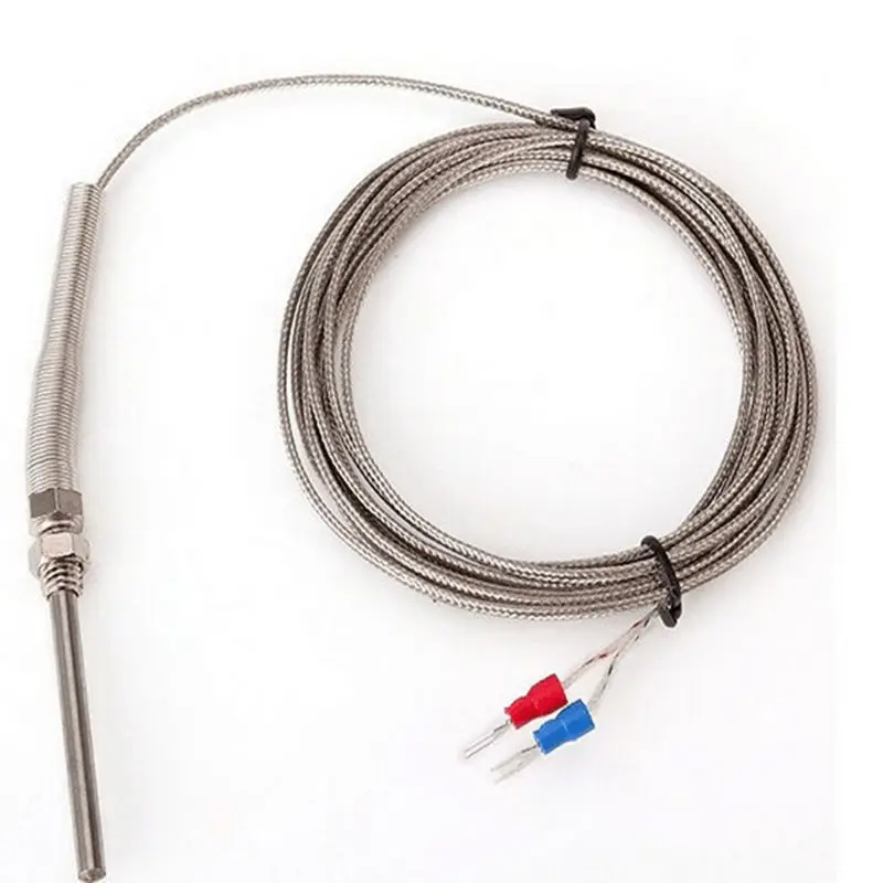 K type Thermocouple Stainless Steel probe Thermocouple 100mm 50mm 3m Cable Wire Length,Thermocouple 0~400C Temperature Sensor
K type Thermocouple Stainless Steel probe Thermocouple 100mm 50mm 3m Cable Wire Length,Thermocouple 0~400C Temperature Sensor