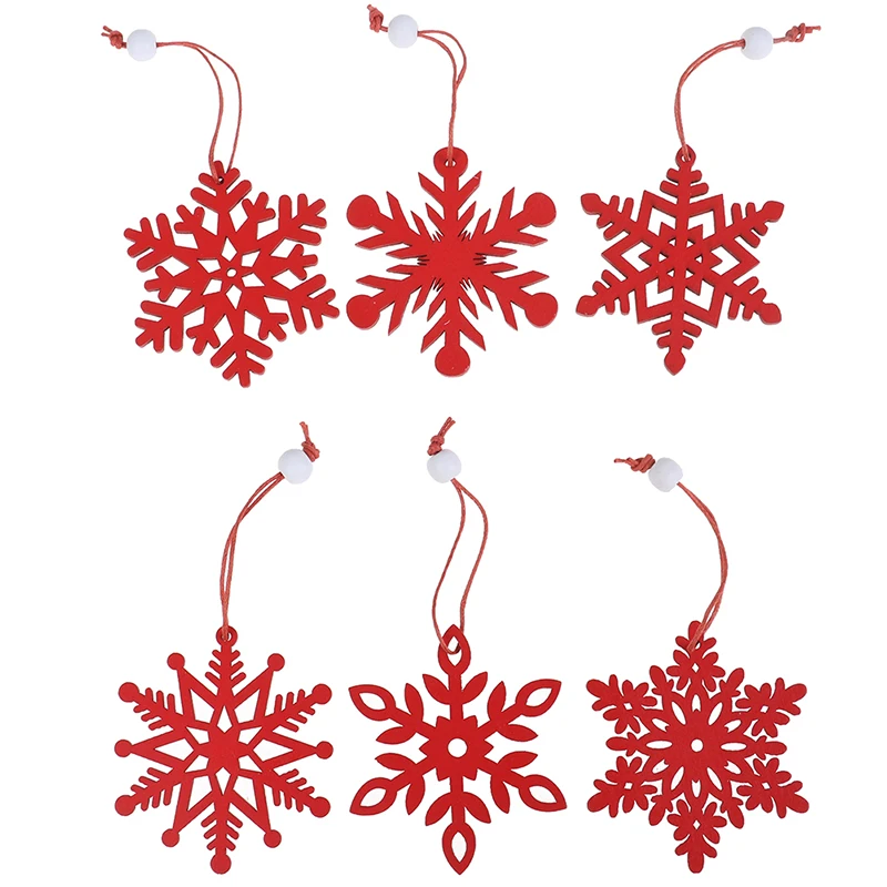 6Pcs Creative Wooden Snowflakes Christmas Pendants Ornaments for Christmas Tree Party Decorations Home outdoor Kids Gift
6Pcs Creative Wooden Snowflakes Christmas Pendants Ornaments for Christmas Tree Party Decorations Home outdoor Kids Gift