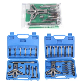 13pcs Auto Steering Wheel Puller Harmonic Balancer Gear Pulley Crankshaft Tools Kit Special Disassembly Removal Tool Set NEW
13pcs Auto Steering Wheel Puller Harmonic Balancer Gear Pulley Crankshaft Tools Kit Special Disassembly Removal Tool Set NEW