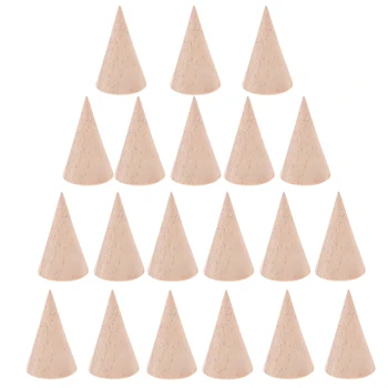 20Pcs 3x5cm Mini Small Natural Wood Cone Display Stands Kid Art Project
20Pcs 3x5cm Mini Small Natural Wood Cone Display Stands Kid Art Project