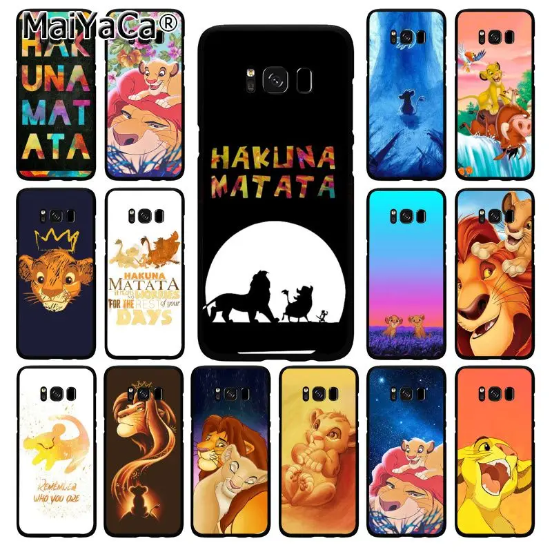 MaiYaCa Hakuna Matata Lion King DIY Printing Phone Case for Samsung Galaxy S9 S10 Plus S10E S6 S7 S8 S9 S9Plus
MaiYaCa Hakuna Matata Lion King DIY Printing Phone Case for Samsung Galaxy S9 S10 Plus S10E S6 S7 S8 S9 S9Plus