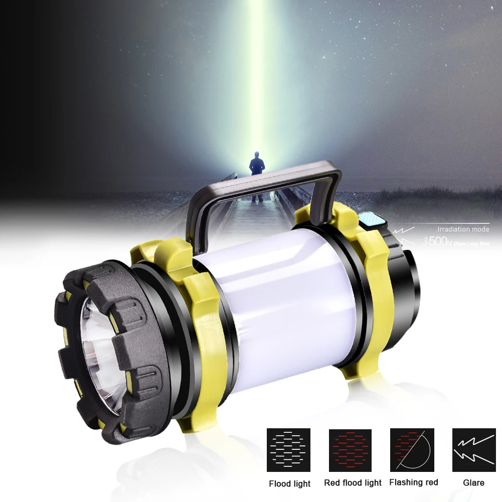 Rechargeable LED Camping Light, the Brightest Flashlight with 850LM Brightness,10 Hours Battery Life, 3600mAh Power Bank
Rechargeable LED Camping Light, the Brightest Flashlight with 850LM Brightness,10 Hours Battery Life, 3600mAh Power Bank