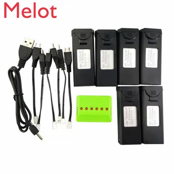 XRY 1piece 6 in 1 Battery balance Charger and 6PCS 3.7V 900mAh visuo Battery for Visuo XS809 XS809HW RC drone battery
XRY 1piece 6 in 1 Battery balance Charger and 6PCS 3.7V 900mAh visuo Battery for Visuo XS809 XS809HW RC drone battery