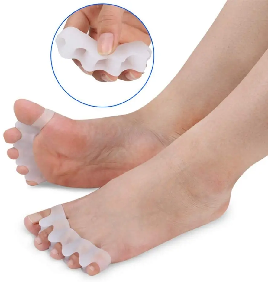 Silicone Toe Separators Hallux Valgus Hallux Valgus Corrector for Foot Care Bunion Corrector (1 Pair)
Silicone Toe Separators Hallux Valgus Hallux Valgus Corrector for Foot Care Bunion Corrector (1 Pair)