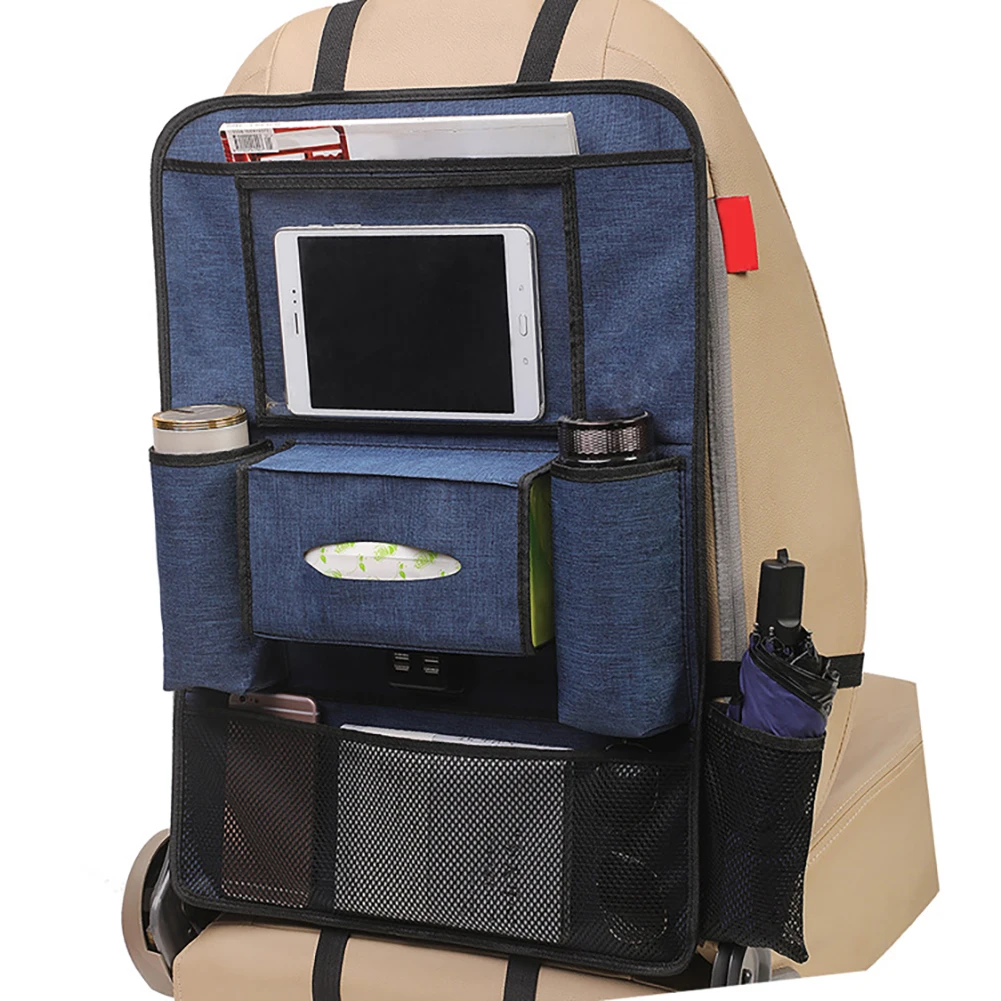 Universal Car Seat Back Bag Organizer Storage Container 4 USB Charger Travel Multi-function Pocket Storage Bag Stowing Tidying
Universal Car Seat Back Bag Organizer Storage Container 4 USB Charger Travel Multi-function Pocket Storage Bag Stowing Tidying