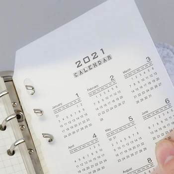 2021 Year Calendar Divider A5 A6 Writing Board Clip Calendar Index Binder Loose Leaf Notebook Planner
2021 Year Calendar Divider A5 A6 Writing Board Clip Calendar Index Binder Loose Leaf Notebook Planner