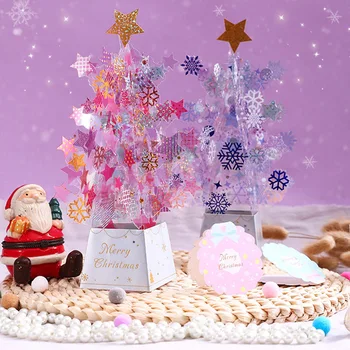 Christmas Tree Pop-Up Card 3D Card Christmas Greeting Card Christmas Gift Thanksgiving Card Transparent Stars Snowflakes BJStore
Christmas Tree Pop-Up Card 3D Card Christmas Greeting Card Christmas Gift Thanksgiving Card Transparent Stars Snowflakes BJStore