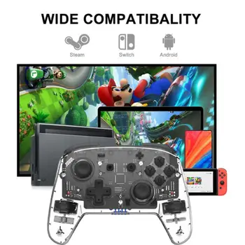Wireless Switch Controller for Switch, Remote Pro Controller for Switch, Adjustable Turbo Vibration Motion Gyro
Wireless Switch Controller for Switch, Remote Pro Controller for Switch, Adjustable Turbo Vibration Motion Gyro
