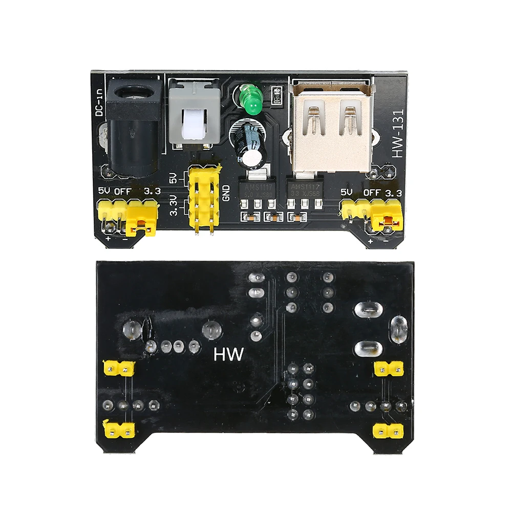 Mini Power Supply Module HW-131 Breadboard Power Module 3.3V/5V Power Supply Module for Arduino MB102 Breadboard
Mini Power Supply Module HW-131 Breadboard Power Module 3.3V/5V Power Supply Module for Arduino MB102 Breadboard