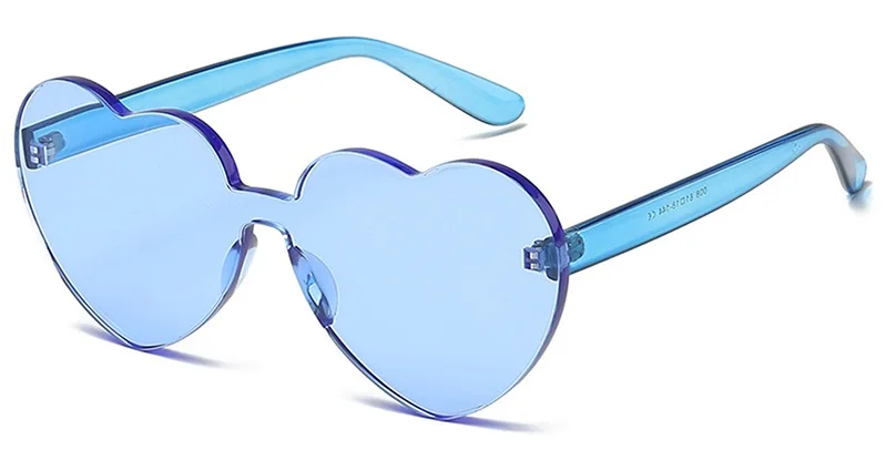Oversized Herz Sonnenbrille Für Damen Uv Schutz Candy Farben_voghion.com