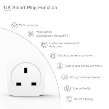High Smart UK Plug 2.4G Wifi Wireless Power Plug Mini Socket Remote On and Off Adapter Remote phone app control
High Smart UK Plug 2.4G Wifi Wireless Power Plug Mini Socket Remote On and Off Adapter Remote phone app control