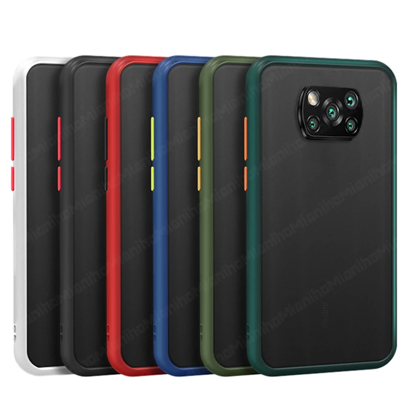 For Xiaomi Poco X3 NFC Case Cover Shockproof TPU Bumper Matte Clear Armor Back Cover Poco X3 Protective Phone Case on Poco X3
For Xiaomi Poco X3 NFC Case Cover Shockproof TPU Bumper Matte Clear Armor Back Cover Poco X3 Protective Phone Case on Poco X3
