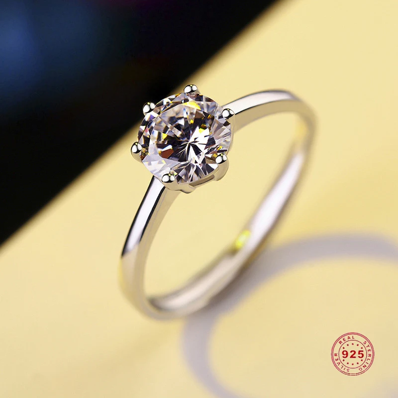 Doreen Box 925 Sterling Silver Adjustable Rings Silver Color Clear Cubic Zirconia Female Wedding Fine Jewelry (US Size 6.5) 1PC
Doreen Box 925 Sterling Silver Adjustable Rings Silver Color Clear Cubic Zirconia Female Wedding Fine Jewelry (US Size 6.5) 1PC