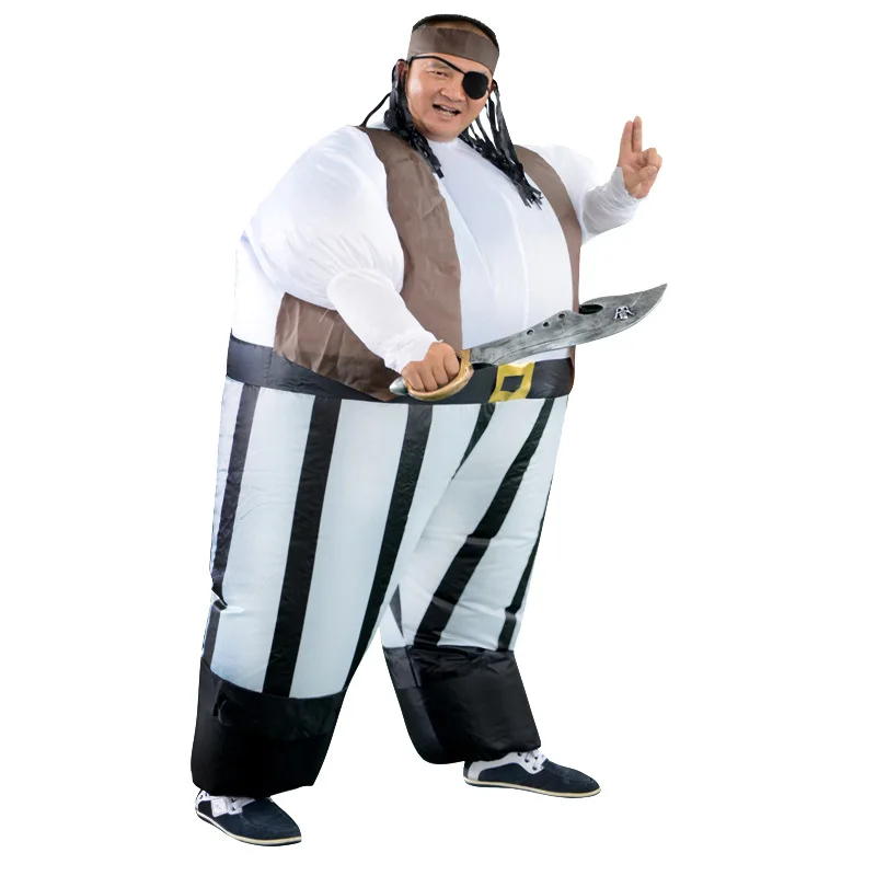Inflatable Pirate Costume Purim Fancy Dress for Women Men Cosplay Party Suits Adults Carnival Outfit Fat Jumpsuits Blow Up Suits
Inflatable Pirate Costume Purim Fancy Dress for Women Men Cosplay Party Suits Adults Carnival Outfit Fat Jumpsuits Blow Up Suits