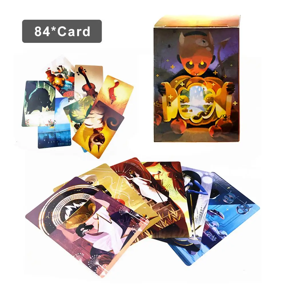 84PCS DIXIT Revelations Expansion Card Game English Version Educational Funny Deck Table Board Games For Children Kids Party Fun
84PCS DIXIT Revelations Expansion Card Game English Version Educational Funny Deck Table Board Games For Children Kids Party Fun