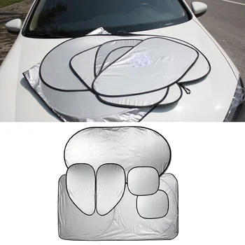 Reflective Sun shade 6PCS Auto UV Protection Sun Block Heat Folding Kit
Reflective Sun shade 6PCS Auto UV Protection Sun Block Heat Folding Kit