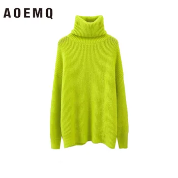 AOEMQ Simple and Stylish Multi-color Warm High Collar Long-sleeved Slim Raglan Sleeves Long Knit Sweater Coat
AOEMQ Simple and Stylish Multi-color Warm High Collar Long-sleeved Slim Raglan Sleeves Long Knit Sweater Coat