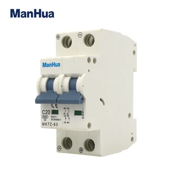 ManHua 2P DC Air Automatic MK7Z-63 C20 Circuit Breaker Voltage Protector Voltage Relay Disjunctor Miniature Circuit Breaker
ManHua 2P DC Air Automatic MK7Z-63 C20 Circuit Breaker Voltage Protector Voltage Relay Disjunctor Miniature Circuit Breaker