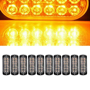 10Pc Yellow Car 12 Led Emergency Warning Flash Strobe Light Kit Bar Truck
10Pc Yellow Car 12 Led Emergency Warning Flash Strobe Light Kit Bar Truck