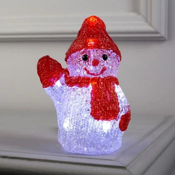 Figure acrylic. "Little snowman" 15х7х7 cm, 2хАА (not included), 8 LED, WHITE 5060069
Figure acrylic. "Little snowman" 15х7х7 cm, 2хАА (not included), 8 LED, WHITE 5060069